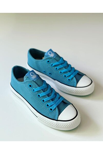 United Colors of Benetton Günlük Keten Spor Ayakkabı - Açık Mavi