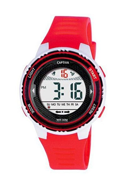 captiva 30 m Water Resistant Digital Alarm-Stopwatch-LED Light Sports Case Ch...