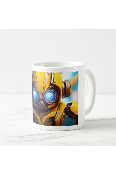 tpkitapevi Bumblebee Porselen Kupa Bardak