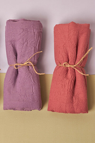 Organic Scarfs Tesettür Hijab Kadın Bambu Kraş Şal Modeli-2'li Set