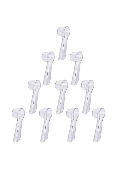 Oral-b Compatible Rechargeable Toothbrush and Protection Cover for Electric Toothbrush Heads 10 Pcs