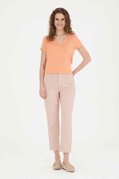 U.S. Polo Assn. Women's Powder Canvas Trousers ELIFFU BUTIKHOME