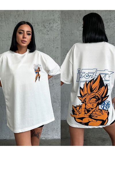ESSFASIHON Μπλουζάκι με εκτύπωση Unisex Oversize