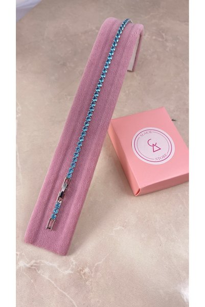 Alsem SILVER WATER ROAD BRACELET, COLORFUL WATER ROAD BRACELET, BLUE WATER ROAD BRACELET