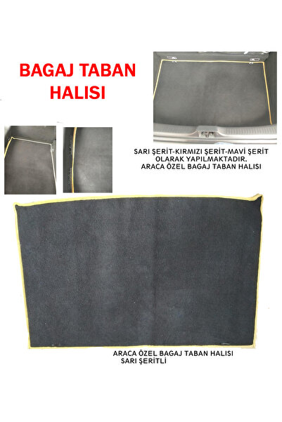 RS AUTO AKSESUAR Renault Clio 4 Uyumlu Bagaj Taban Halısı Araca Uyumlu Çift K...