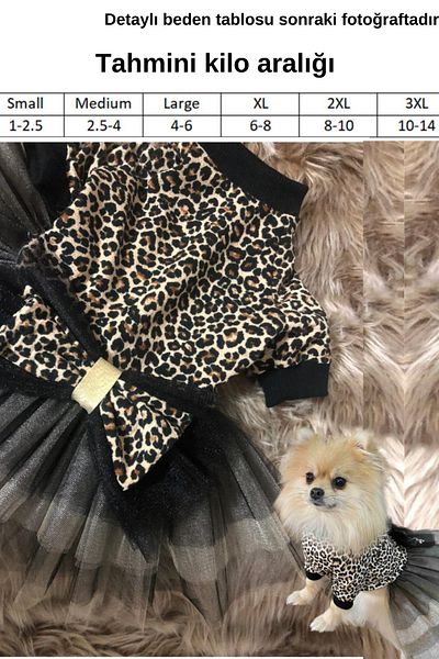 Barneystore Cat Dog Leopard Tutu Dress