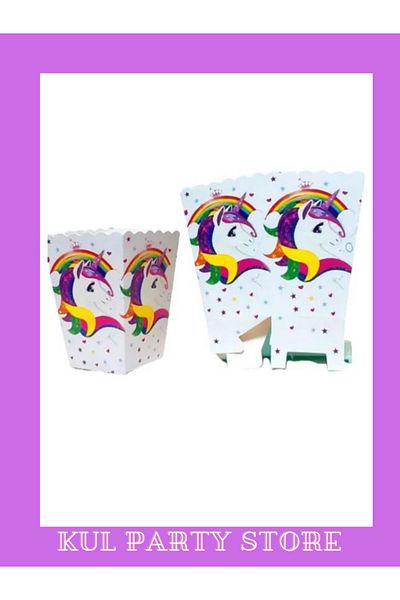 FOKUL 8 Unicorn Corn Boxes - Birthday Concept