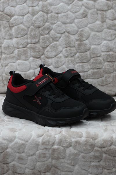 Kinetix Fender TX J - Pantofi ușori și confortabili pentru băiat, negru, roșu