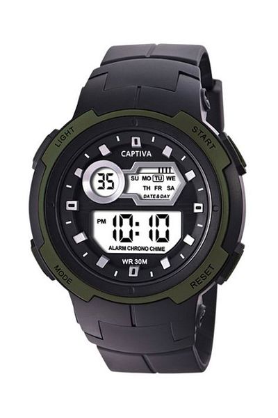 captiva Digital 30 Meters Waterproof Kids/Teens Wristwatch with Lighted Alarm Stopwatch Calendar