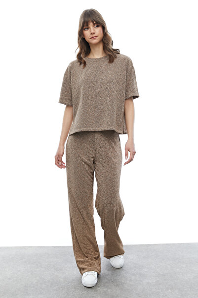 PAULMARK Parlak Kumaşlı Pantolon