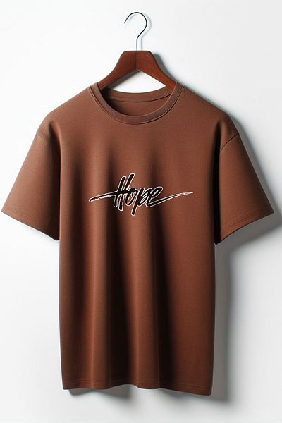 Vordevia Μπλουζάκι με στάμπα με κείμενο Hope Oversize Crew Neck