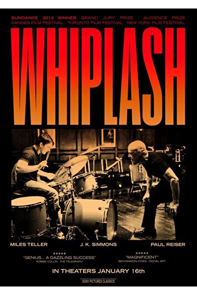 512 STORE Whiplash Film Duvar Poster 30x42 Çerçevesiz