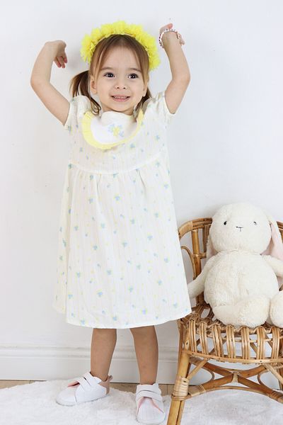 Harika KIDS Rochie pentru fete din țesătură până la genunchi