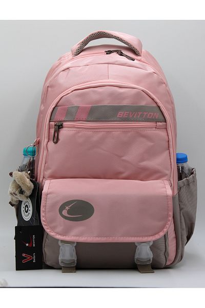 Bevitton Σχολικό σακίδιο πλάτης Water Repellent Special Fabric Powder-Mink 34300