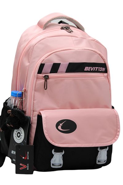 Bevitton Water Repellent Special υφασμάτινη πούδρα-Μαύρο σχολικό σακίδιο πλάτης 34300