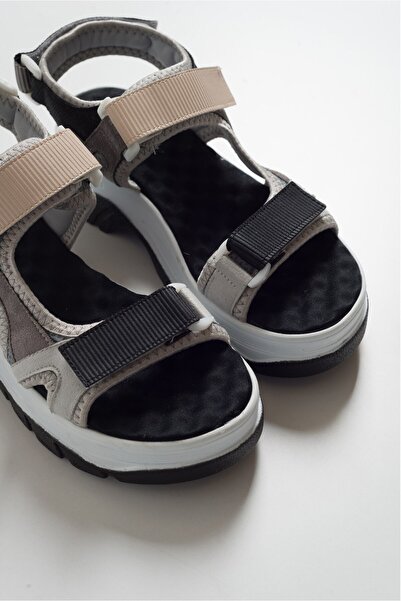 LuviShoes 4740 Ice Black Multi γυναικεία σανδάλια