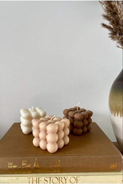 Genel Markalar Dekoratif Kokulu Bubble 3'lü Set Mum