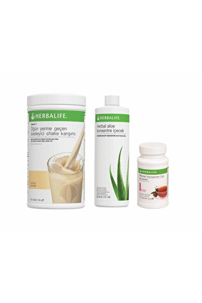 Herbalife Hızlı Kilo Verme Seti (1 Shake Ahududulu Çay Ve Aloe)