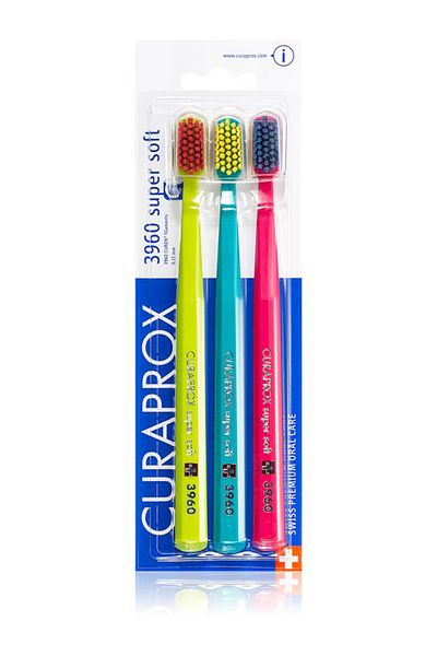 Curaprox 3 Pack Super Soft Toothbrushes - 3960
