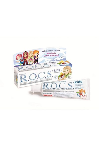 R.O.C.S. Kids Fruit Cone 3-7 Years Toothpaste 45 gr