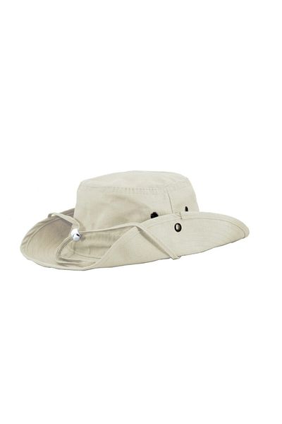 SOLİSTO Καπέλο κάμπινγκ Unisex Cream Color Safari