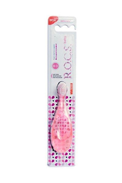 R.O.C.S. Rocs Baby 0-3 Years Toothbrush Pink