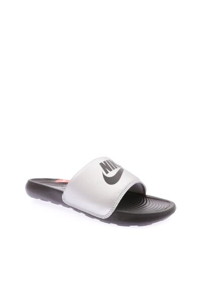 Nike Papuci de damă negri cu logo scris argintiu Cn9677-006