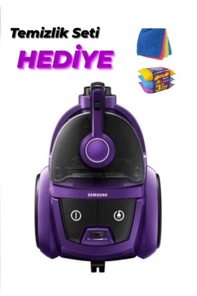 Samsung Toz Torbasız Elektrikli Süpürge Mor 750 Watt Vc07r302mvp