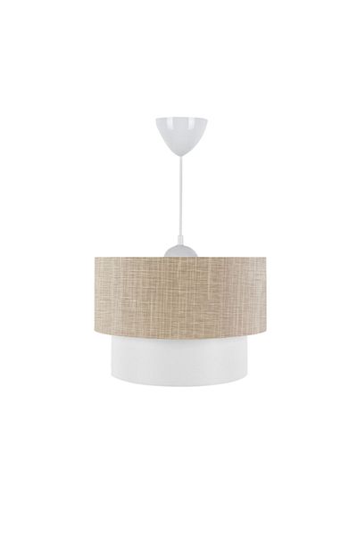 EvLight 3-Piece Chandelier and Wooden Lampshade Set Friend