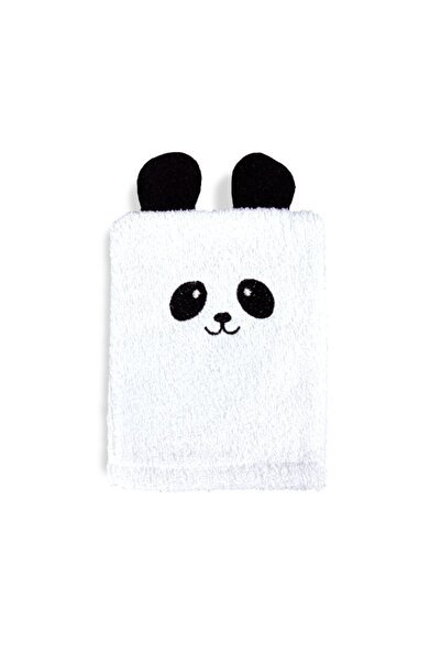 Minteks كيس مناديل قطنية بتصميم باندا مقاس 10x15 سم