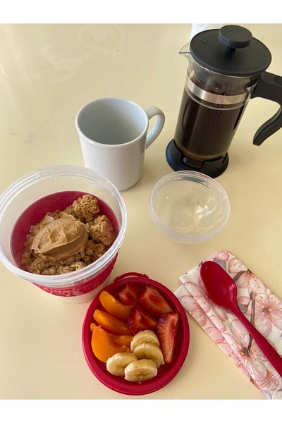 Titiz Yogurt Cup with Spoon