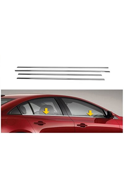 Genel Markalar Seat Toledo Sedan Krom Cam Çıtası 4 Parça 2013 Üzeri Paslanmaz...