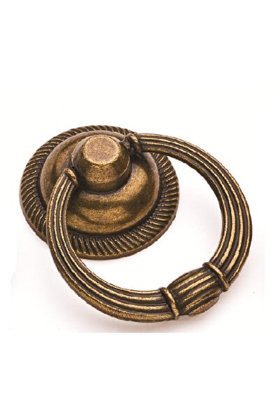 Özsan Halka Sarkaç Sallama Antik Sarı Mobilya Dolap Çekmece Kulp (1 ADET)