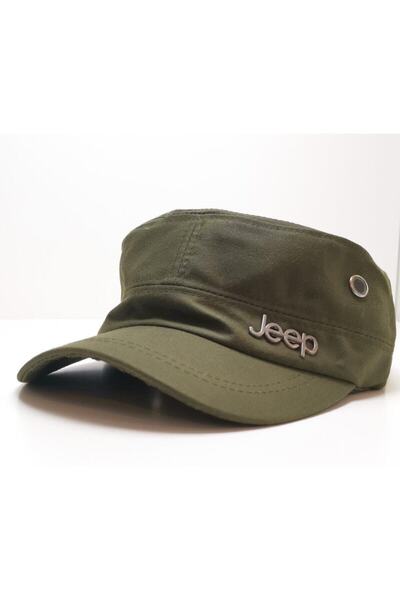 siyasastar Jeep Model Castro Tarzı Şapka Haki Yeşil