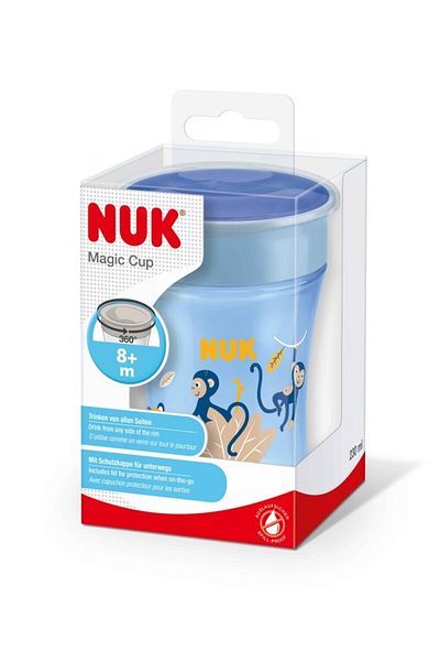 Nuk Magic Cup Evo Glass Blue Water Bottle 230 ml