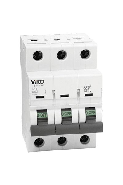 VİKO Three Phase 3x25a B Type Automatic Fuse 3ka -3vtb-3b25