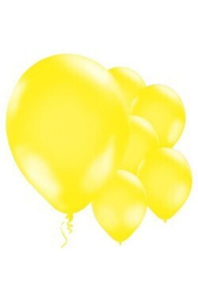 parti sürprizi Yellow Metallic 10 Luxury Latex Balloon