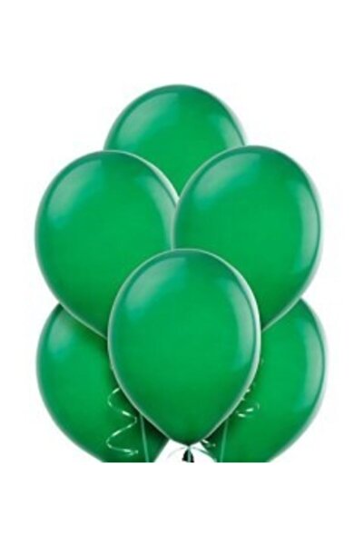 parti sürprizi بالون لاتكس 10 لو باللون الأخضر الداكن