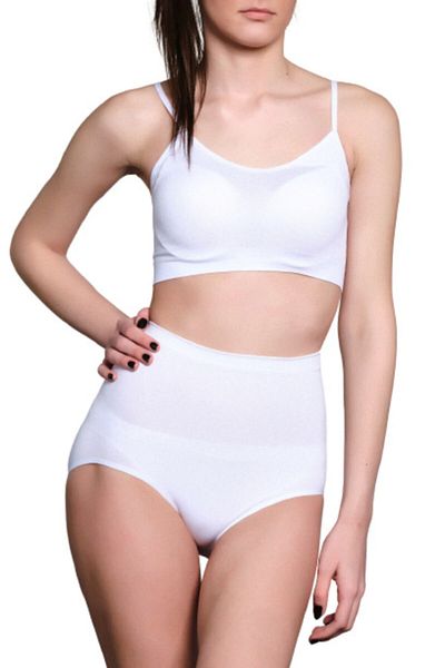 Emay Korse Corset alb pentru alunecare pentru femei 2200