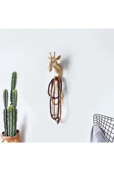 CajuArt Modern Wall - Giraffe Shape Key Item Hanger Wall Decor Bag