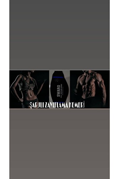 SWARO Şarjlı Kemeri Yag Kas ,sıkılaşma Masaj Titreşim Incelme Egzersiz Yardımcı Göbek Eritme