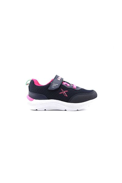 Kinetix Pitan Mesh 1fx Children's Sports Shoes-Navy Blue Neon Fuchsia
