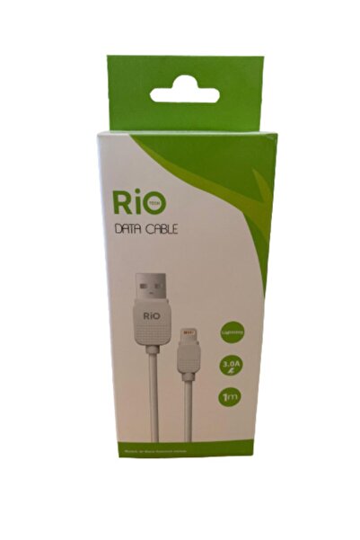 Rio Iphone Ios Şarj Data Kablosu 3.0a - 1 Metre