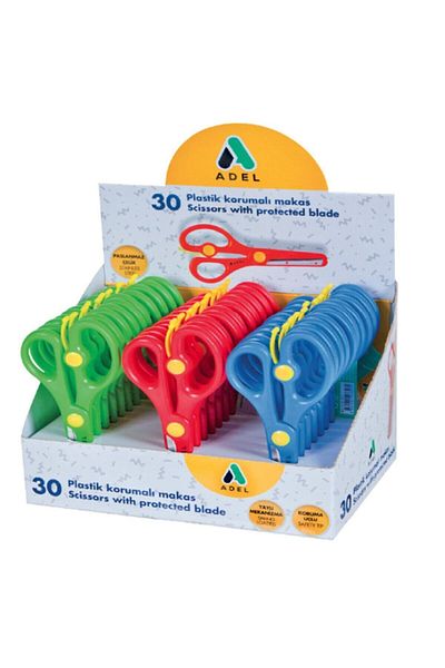 Adel Protected Spring School Scissors Yl4012145821 (Pack of 30)