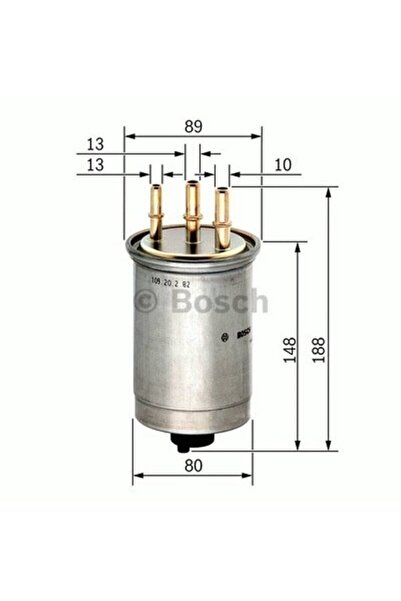 Bosch Bos-0986af6039 Mazot Filtresi Tourneo Connect 2002 - 1....