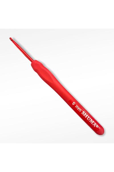 shuma Şenel Yün Red Yumuşak Saplı Yün Tığ No: 5 Mm Renk: Kırmızı