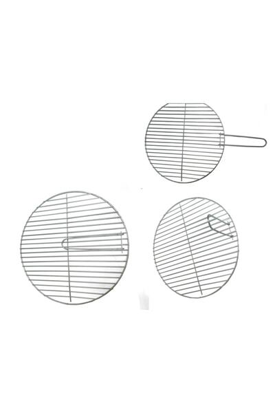 MsY TREND Oval Çember Yuvarlak Mangallık Izgarası Balık Teli 38x38 Çapında