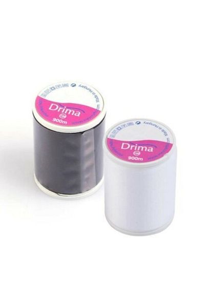 Drima Κλωστή ραπτικής ασπρόμαυρη 900 Mt (2 ΤΕΜ)