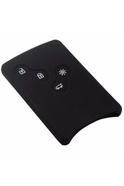 İKTUNING Renault Clio Megane 2-3 Scenic Silicone Key Case (Black)