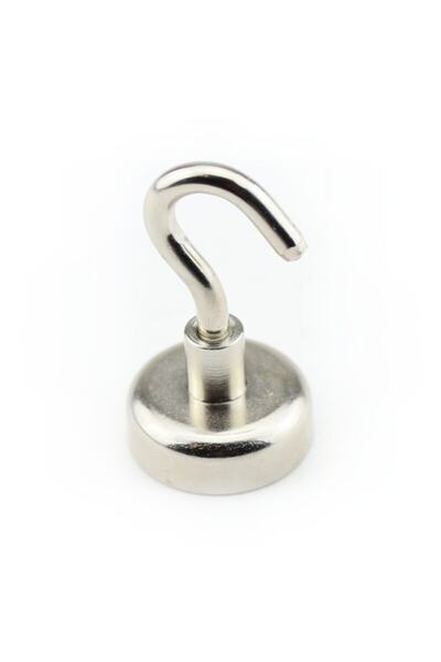 Dünya Magnet 20mm Pot Mıknatıs, Güçlü Neodyum Askı Kanca Mıknatıs